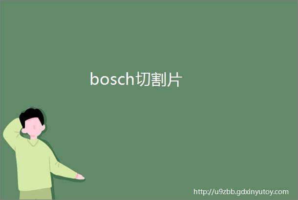 bosch切割片